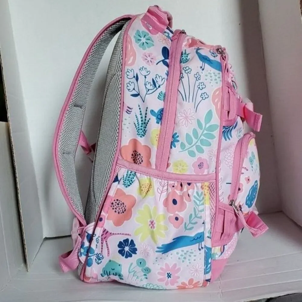 Pottery Barn Kids Backpack Mackenzie Pink Sasha's Garden Pink Girls Youth Floral